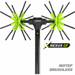 Agrotechnic X.Nexus CF 8000 Ελαιοραβδιστικό Μπαταρίας Αχινός 800W 12V με Κοντάρι Ανθρακόνημα 2.4m 2.2kg