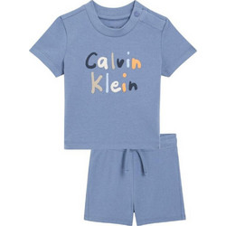 Calvin Klein Βρεφικό Σετ Καλοκαιρινό Μπλε LVCKSJI11B-C4I