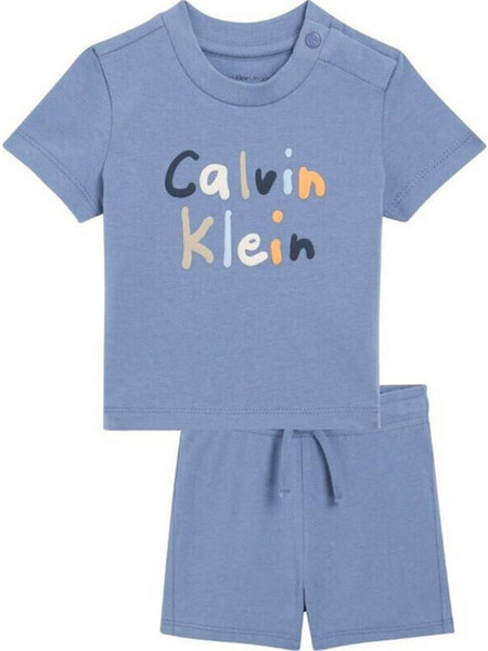 Calvin Klein Βρεφικό Σετ Καλοκαιρινό Μπλε LVCKSJI11B-C4I