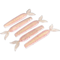 Mini Pickle Τεχνητό Δόλωμα Σιλικόνης 3.5cm 10 Τεμάχια Pink