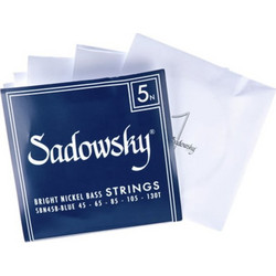 Sadowsky Blue Label Σετ 5 Χορδές Ηλεκτρικού Μπάσου Pure Nickel 45-130"