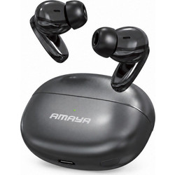 Amaya ATW-24 Ακουστικά Bluetooth In Ear Black