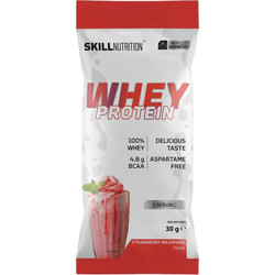 Skill Nutrition Whey Strawberry Milkshake Πρωτεΐνη Ορού Γάλακτος Γράμμωσης 30gr