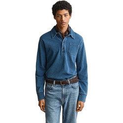 Gant Ανδρική Μπλούζα Polo Μακρυμάνικη Μπλε 3G2065068