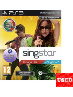 SingStar Portugal Hits Used PS3