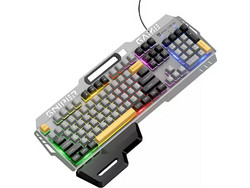 Hoco GM702 Gaming Πληκτρολόγιο RGB Grey