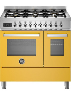 Bertazzoni PRO96L2EGIT Κουζίνα Ηλεκτρική 33lt με Εστίες Αερίου 89.5cm