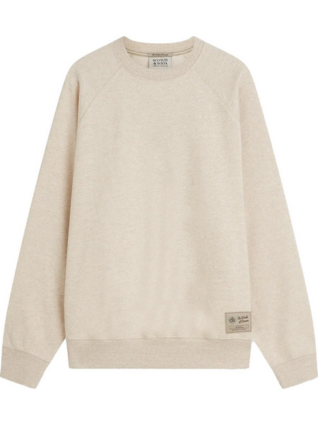 Scotch & Soda Ανδρικό Φούτερ Μπεζ 184455-260