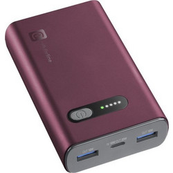 Cellular Line Fast Power Bank 10000mAh 20W με 2 Θύρες USB-A & Θύρα USB-C Power Delivery Red