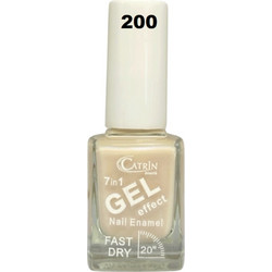 Catrin Beaute Gel Effect 200 Gloss Βερνίκι Νυχιών Quick Dry 13ml