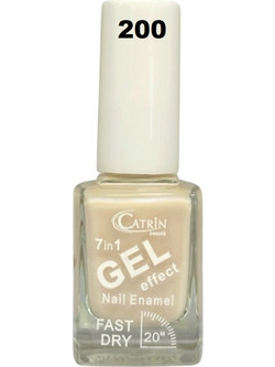 Catrin Beaute Gel Effect 200 Gloss Βερνίκι Νυχιών Quick Dry 13ml