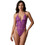 Milena By Paris Sexy Κορμάκι String See Through με Δαντέλα Μωβ 2542
