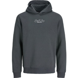 Jack & Jones Ανδρικό Φούτερ με Κουκούλα Ανθρακί 12312266
