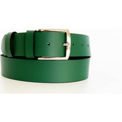 DomLeathers Ανδρική Ζώνη Δερμάτινη Πράσινη SW515