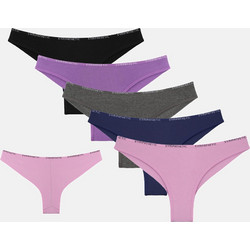 Donella Βαμβακερά Γυναικεία Brazil Πολύχρωμα 5Pack 4071PD14