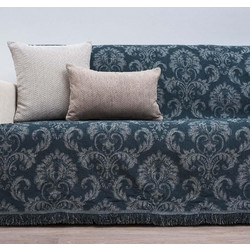 Cotone Ριχτάρι Τριθέσιου Καναπέ 170x240 Victoria 07 Πετρόλ 107240