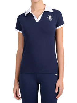 4F Γυναικεία Αθλητική Μπλούζα Polo Navy Μπλε 4FWAW26TTSHF3494-31S