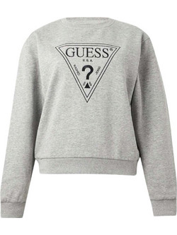 Guess Γυναικείο Φούτερ Γκρι W6BQ16K6064-MRH