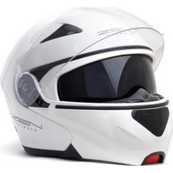 Zen ZN-301 White Κράνος Μηχανής Flip-Up 1650gr