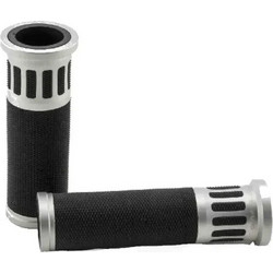 ΧΕΙΡΟΛΑΒΕΣ ΜΗΧΑΝΗΣ KAWASAKI KLE 500 97'-05' ΑΣΗΜΙ - ΜΑΥΡΕΣ UNIVERSAL PUIG 123MM-64GR HI-TECH RACING