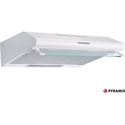 Pyramis Essential 1M Ελεύθερος Απορροφητήρας 60cm Λευκός
