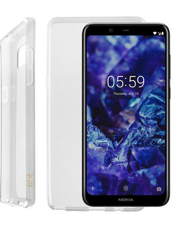 IDOL 1991 ΘΗΚΗ ΓΙΑ NOKIA 5.1 PLUS AIR SLIM TPU ΛΕΥΚΗ - (5205308218330)