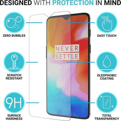 Προστατευτικό Οθόνης Tempered Glass Full Cover για OnePlus 6T + OnePlus 7 Διαφανές (OEM)