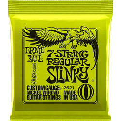 Ernie Ball 2621 Σετ 7 Χορδές Ηλεκτρικής Κιθάρας Nickel Plated Steel 10-56" Normal Tension
