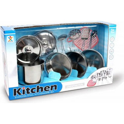 Toys-shop Choice Kitchen Stainless Steel Σετ Μαγειρικής Ανοξείδωτο Ατσάλι Με 11 Αξεσουάρ JU046990