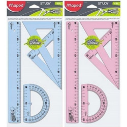 ΣΕΤ ΓΕΩΜΕΤΡΙΚΩΝ ΟΡΓΑΝΩΝ MAPED UNBREAKABLE ΜΕ ΧΑΡΑΚΑ 30cm ΣΕΤ 4 ΤΕΜΑΧΙΑ ΣΕ ΔΙΑΦΟΡΑ ΧΡΩΜΑΤΑ 981701