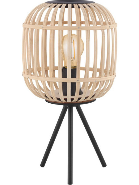 Eglo Bordesley Πορτατίφ Ε27 Μπεζ Μαύρο Φ21xΥ40cm