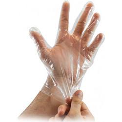 Γάντια Μιας Χρήσης Πολυαιθυλενίου Διάφανα 100τεμ