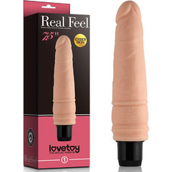 Lovetoy Real Feel 7.5" Ρεαλιστικός Δονητής 19cm Flesh 1