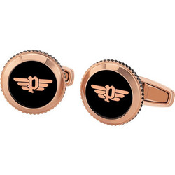 POLICE Klevan Rose Gold Stainless Steel Cufflinks 26546CSR-02