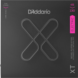 D'Addario XTB Regular Light Σετ 5 Χορδές Ηλεκτρικού Μπάσου Nickel Plated Steel 45-130" Medium Tension