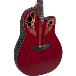 Ovation Celebrity CE44-RR Cutaway Ruby Red