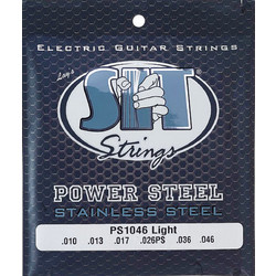 Sit PS1046 Σετ 6 Χορδές Ηλεκτρικής Κιθάρας Stainless Steel 10-46" Light Tension