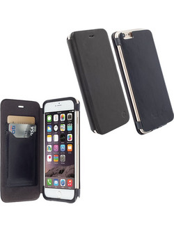 KRUSELL KIRUNA ΘΗΚΗ IPHONE 6S PLUS/6 PLUS 5.5in LEATHER FLIPCOVER BLACK