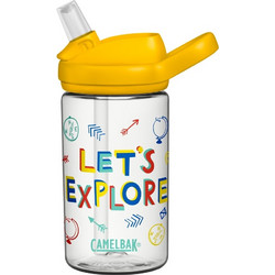 CamelBak Eddy Kids Let's Explore Παιδικό Μπουκάλι Πλαστικό BPA Free με Καλαμάκι Πολύχρωμο 400ml