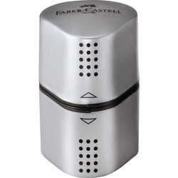 Ξύστρα Faber Castell Grip Τριπλή Γκρι 183800