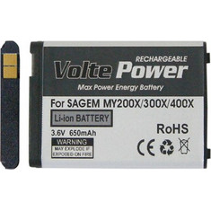 ΜΠΑΤΑΡΙΑ SAGEM MY200X/300X/400X/401X 650mAh Li-ion VoltePower