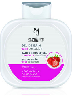 Sairo Strawberry Sensation Bath & Αφρόλουτρο σε Gel 750ml