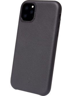 Decoded Leather Back Cover Black (iPhone 11 Pro Max)
