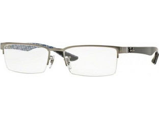 Ray-Ban RB8412 2502 Ανδρικός Σκελετός Γυαλιών Οράσεως Μεταλλικός Μαύρος