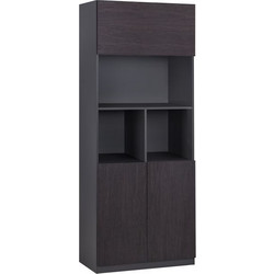 HomeMarkt Rosewood Βιβλιοθήκη 80x40x200cm HM2089