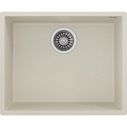 Teka Square 50.40 TG Υποκαθήμενος Νεροχύτης Γρανίτη Bright Cream 54x44cm