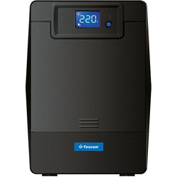 Tescom Leo LCD 650AP UPS Line Interactive 650VA 390W με 2 Πρίζες Schuko