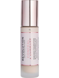 Makeup Revolution Conceal & Hydrate Radiant F2 Liquid Foundation 23ml