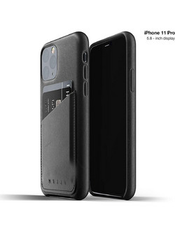 Mujjo Leather Wallet Black (iPhone 11 Pro)