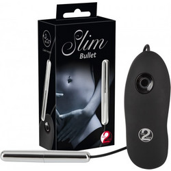You2Toys Slim Bullet Δονητής Bullet για Ζευγάρια με Τηλεχειριστήριο Μαύρος